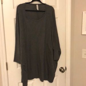 Grey slouchy sweater